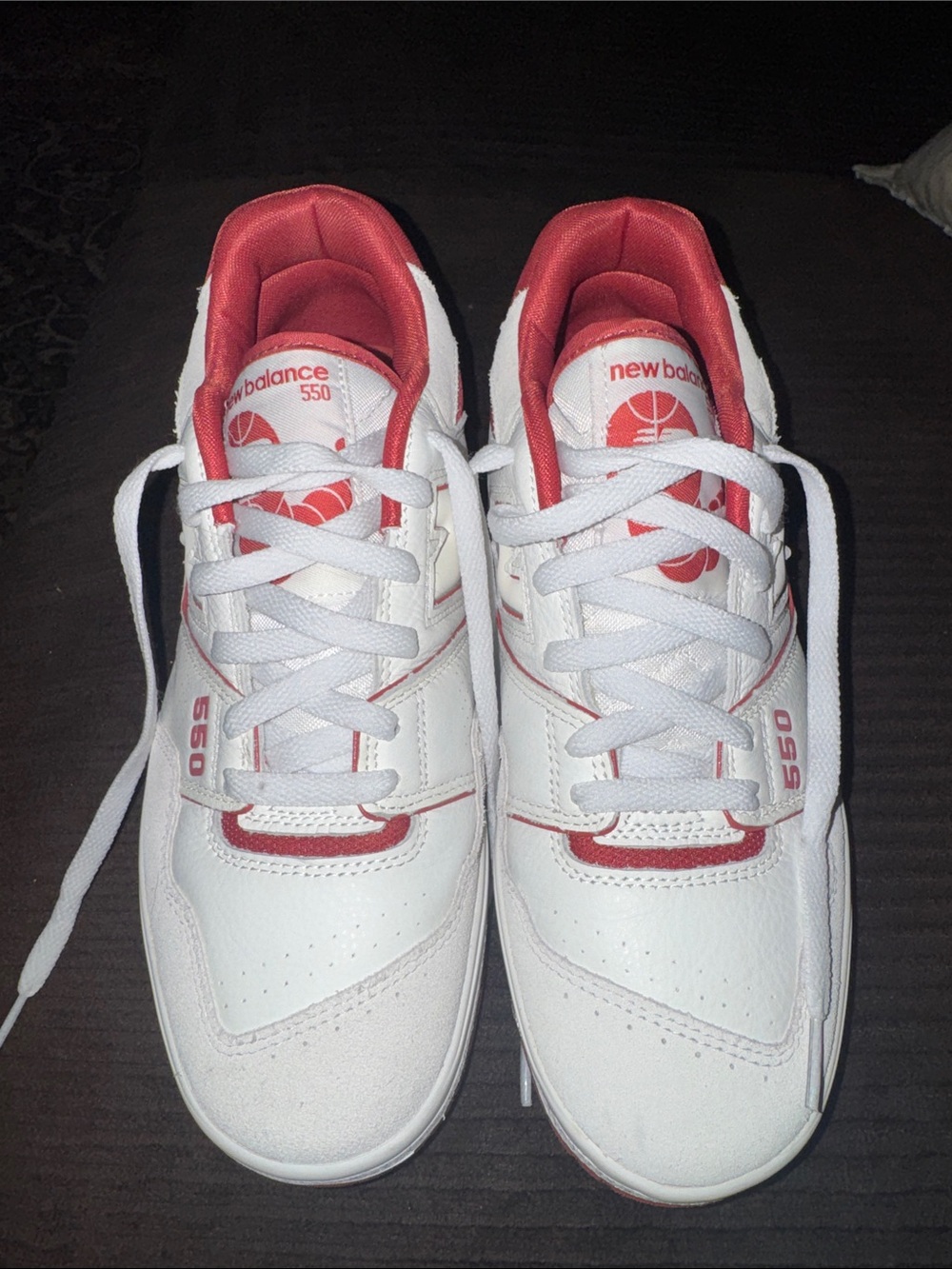 New Balance 550 “white Astro dust/terracota” White & Red Men’s Sneakers Sz. 11